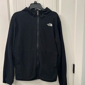 Boys the Northface zip up fleece sz XL